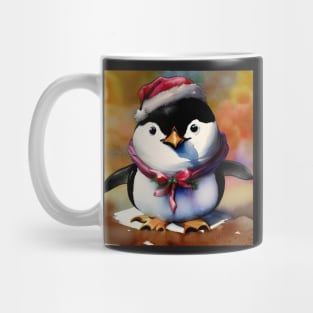 Holiday Penguin Mug